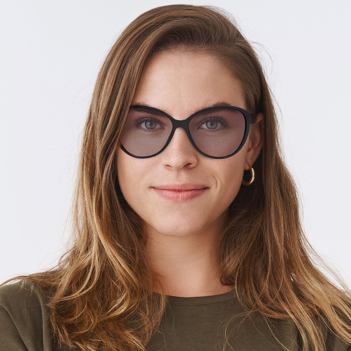 Caroline - Black/Gray Lens - Sunglasses
