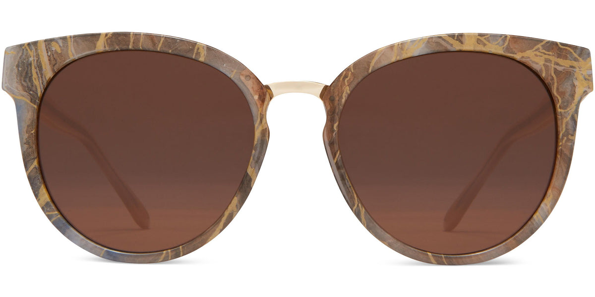 Samantha - Brown/Brown Lens - Sunglasses