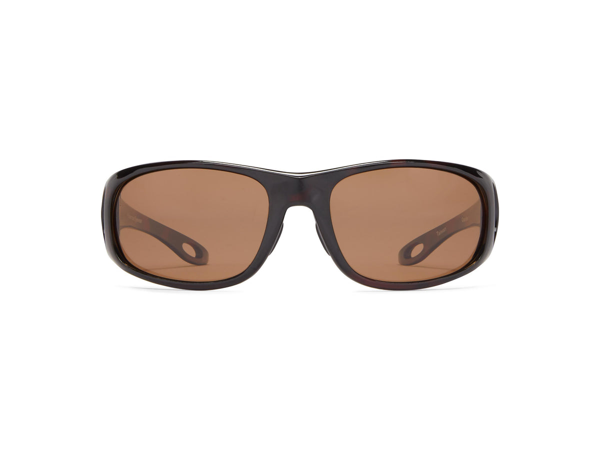 Grander - Shiny Tortoise/Brown Lens - Polarized Sunglasses