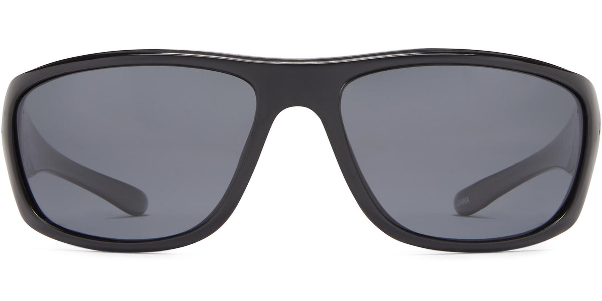 Striper - Shiny Black/Gray Lens - Polarized Sunglasses