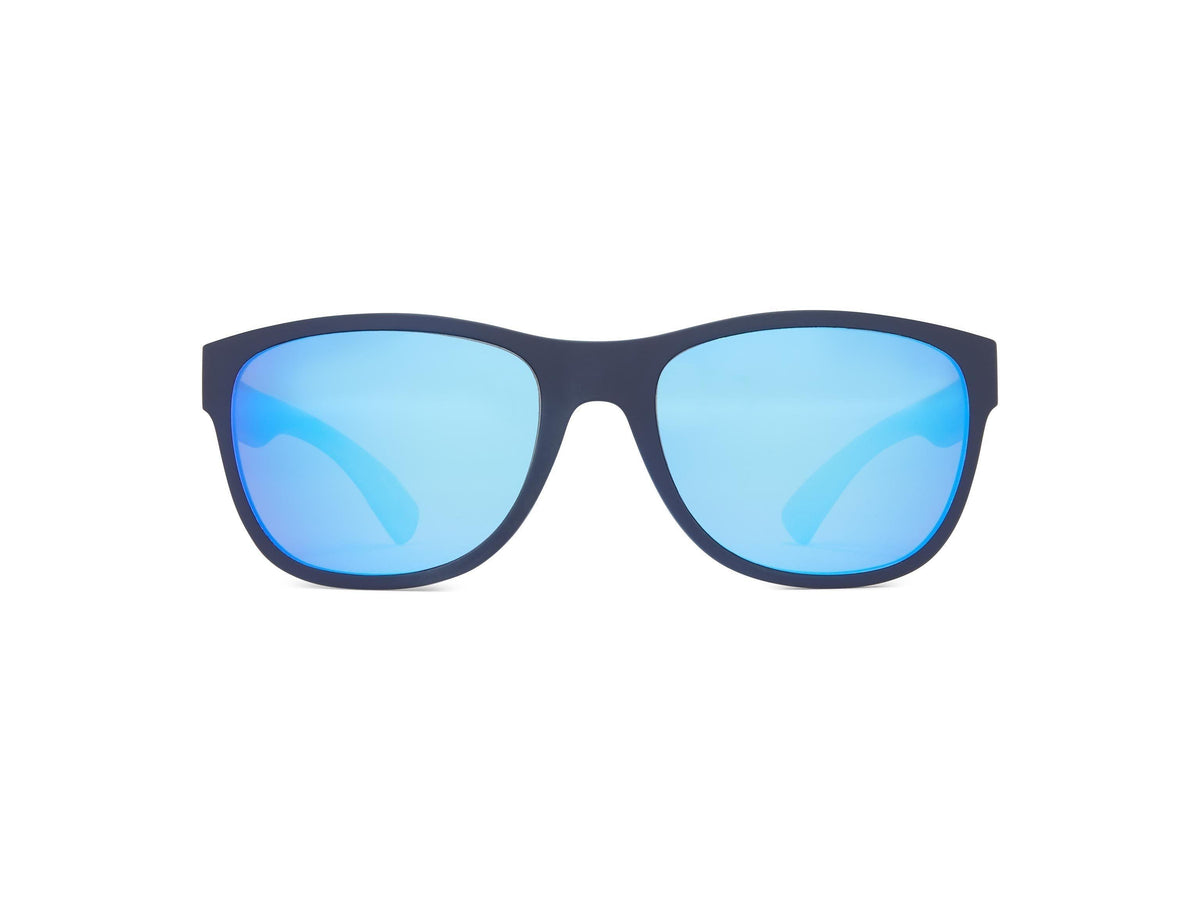 Arc - Matte Navy/Gray Lens/Blue Mirror - Polarized Sunglasses