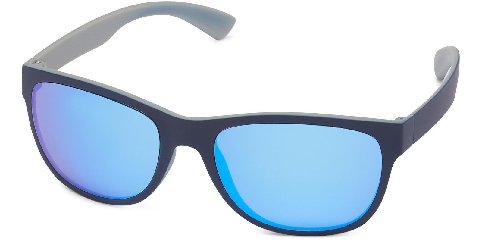 Arc - Matte Navy/Gray Lens/Blue Mirror - Polarized Sunglasses