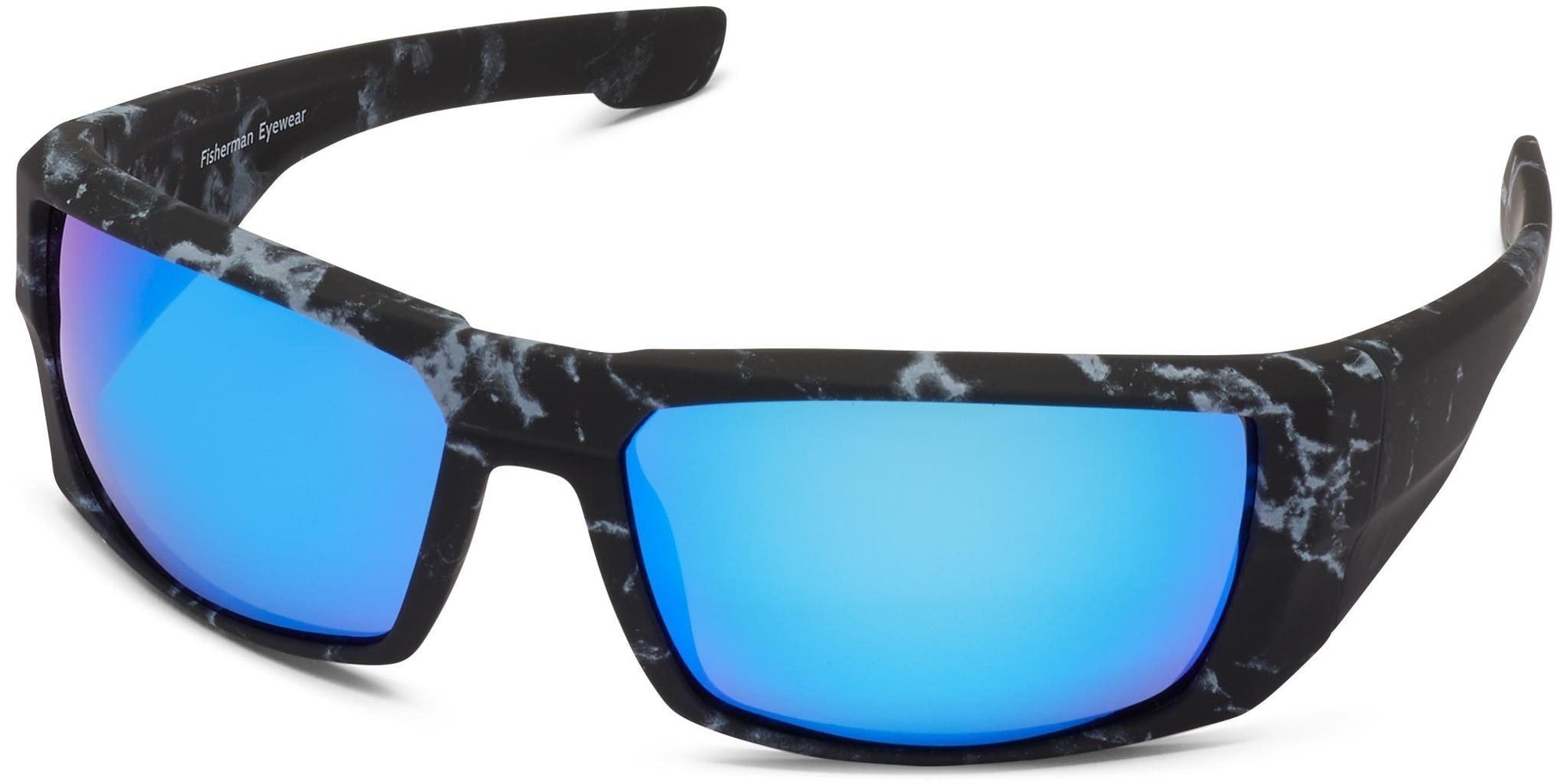 Bayou - Black Stormcloud/Gray Lens/Blue Mirror - Polarized Sunglasses