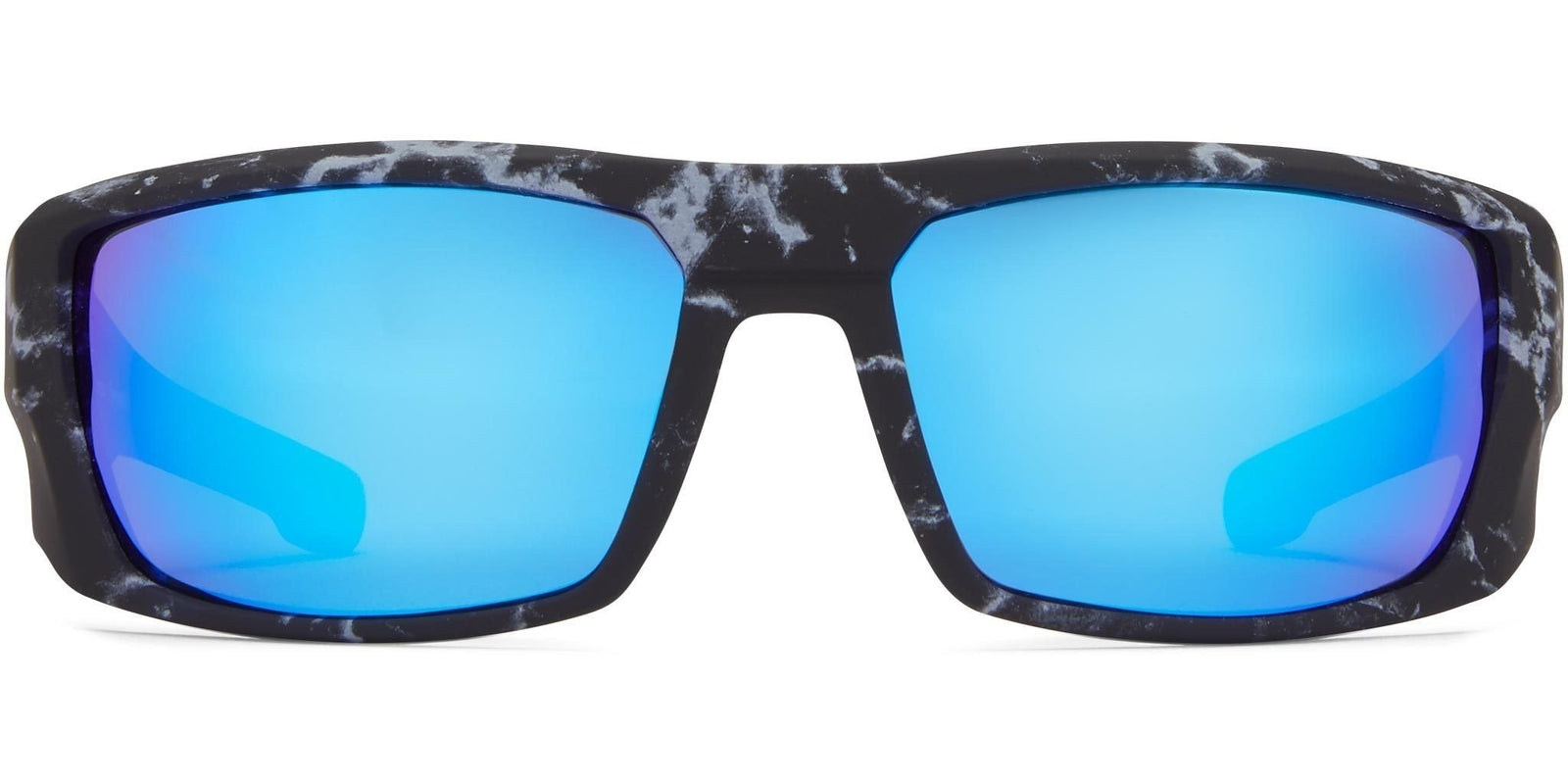Bayou - Black Stormcloud/Gray Lens/Blue Mirror - Polarized Sunglasses