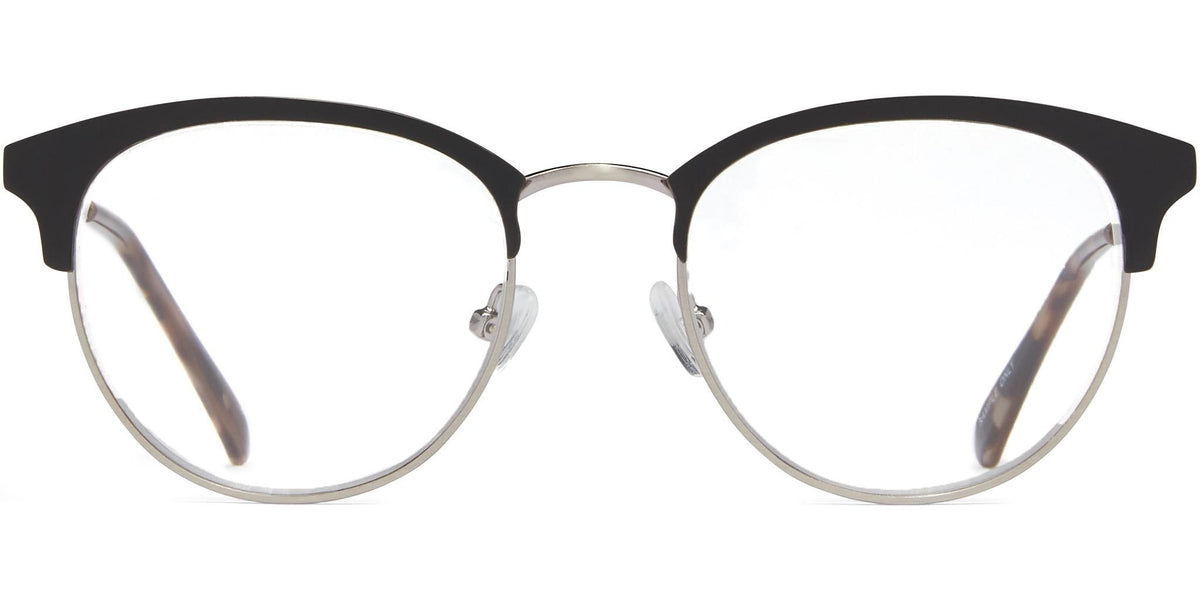Brooklyn - Black/Gunmetal / 1.25 - Reading Glasses