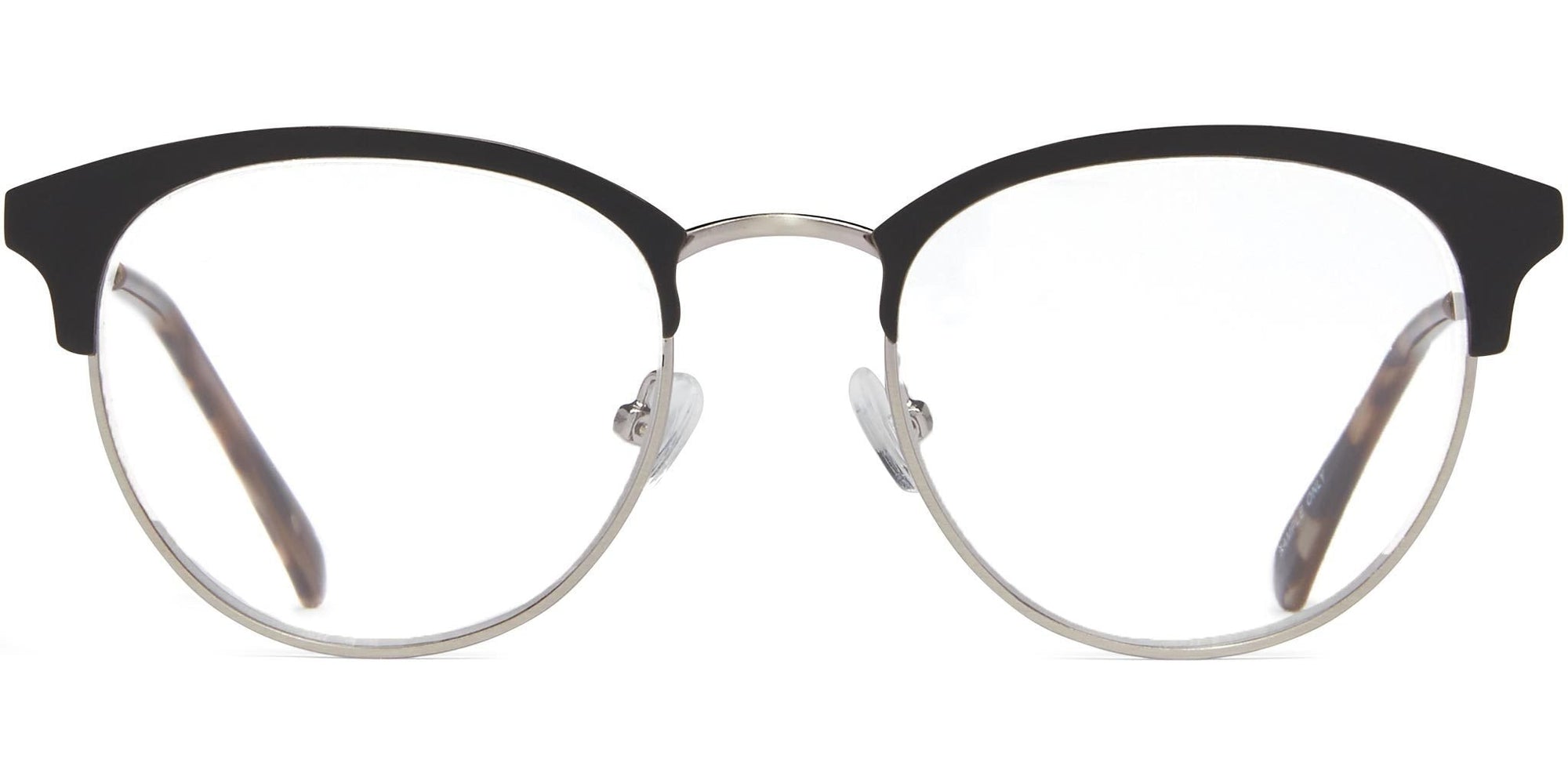 Brooklyn - Black/Gunmetal / 1.25 - Reading Glasses