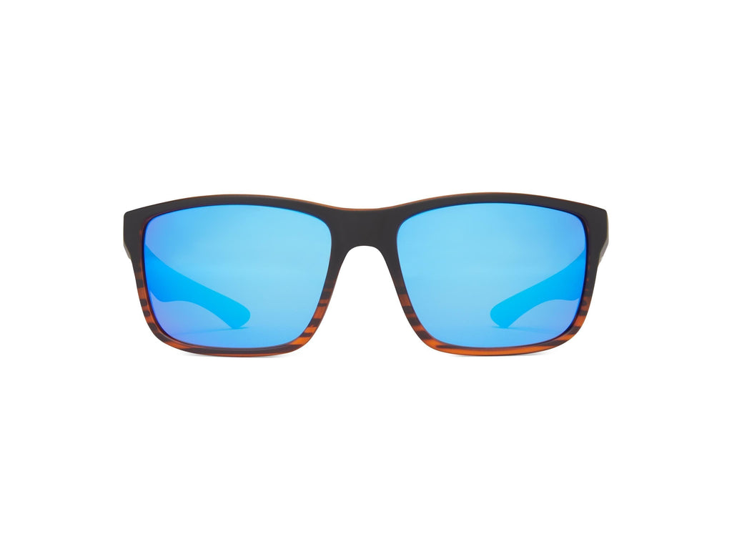 Cabana - Matte Tortoise/Gray Lens/Blue Mirror - Polarized Sunglasses