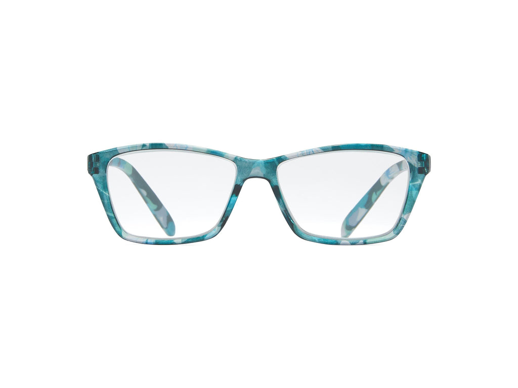 Camila - Blue/Teal Floral / 1.25 - Reading Glasses