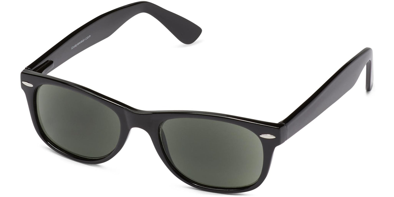 Capri Reader - Black/Gray Lens / 1.25 - Reading Sunglasses