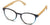 Cartagena - Crystal Blue with Bamboo / 1.25 - Reading Glasses