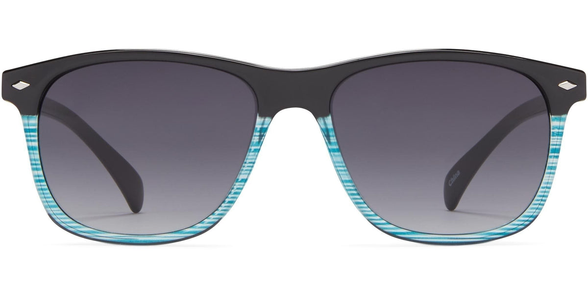 Cerros - Black/Turquoise/Gray Lens - Sunglasses