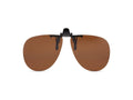 Clip-&-Flip Aviator - Brown Lens - Polarized Sunglasses