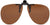 Clip-&-Flip Aviator - Brown Lens - Polarized Sunglasses
