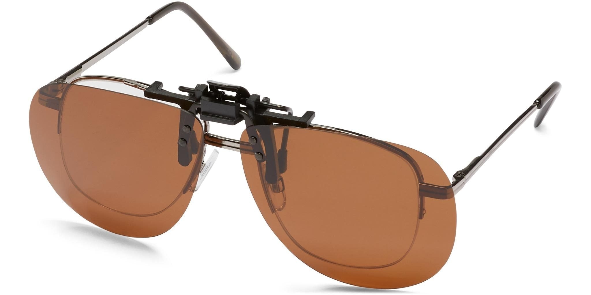 Clip-&-Flip Aviator Polarized Sunglasses by Fisherman Eyewear