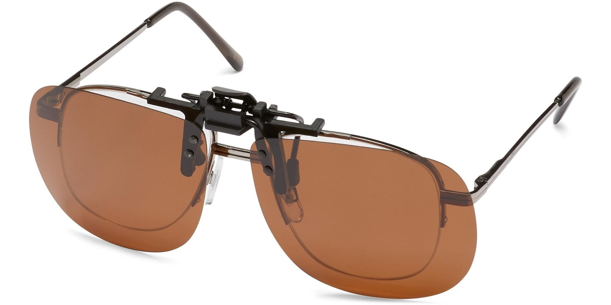 Fisherman Eyewear - Clip-&-Flip Square Polarized Sunglasses - ICU Eyewear