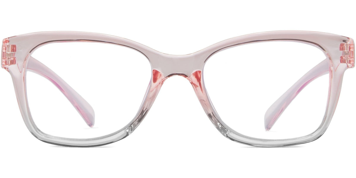 Danielle - Pink/Crystal / 1.25 - Reading Glasses