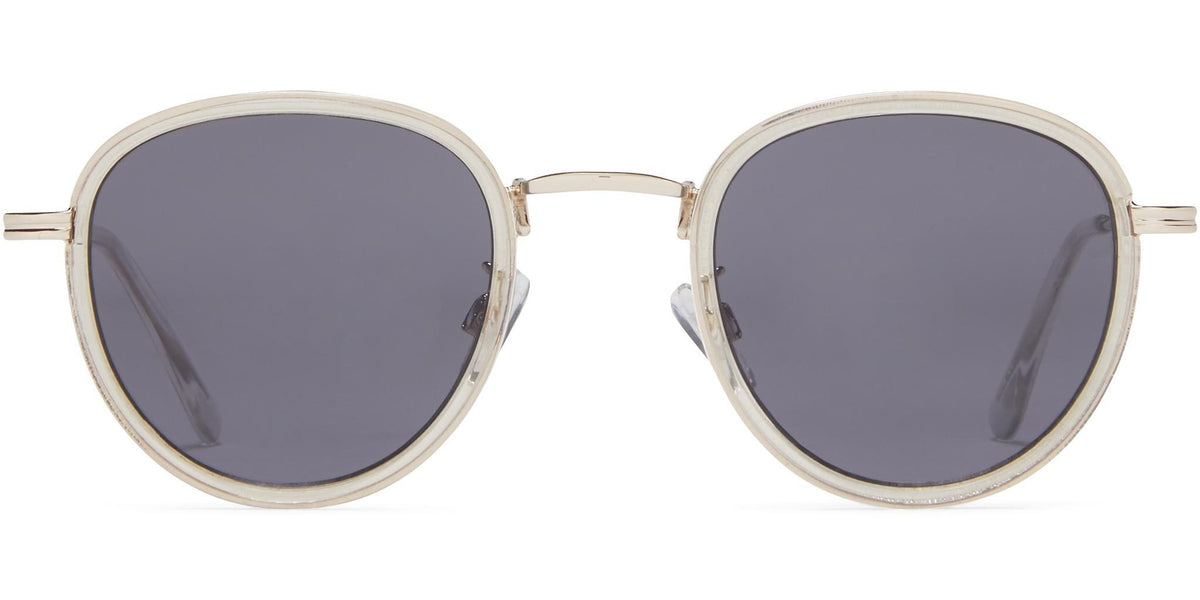 Dania - Crystal Clear/Silver/Gray Lens - Sunglasses