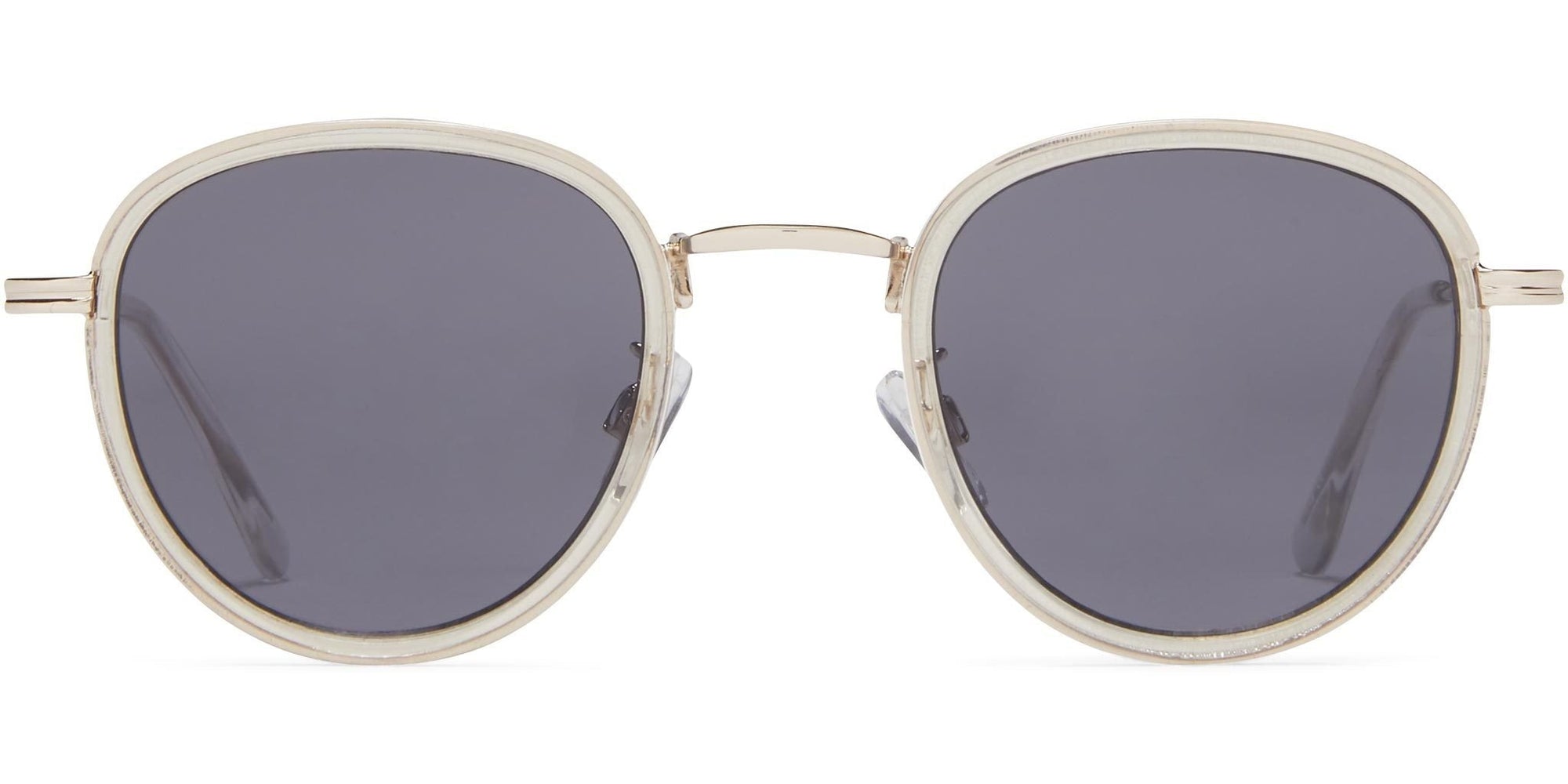 Dania - Crystal Clear/Silver/Gray Lens - Sunglasses