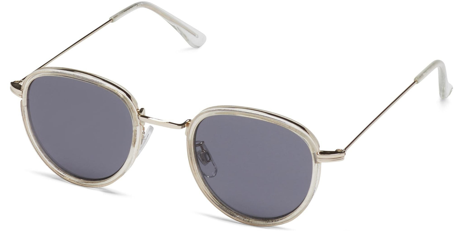 Dania - Crystal Clear/Silver/Gray Lens - Sunglasses