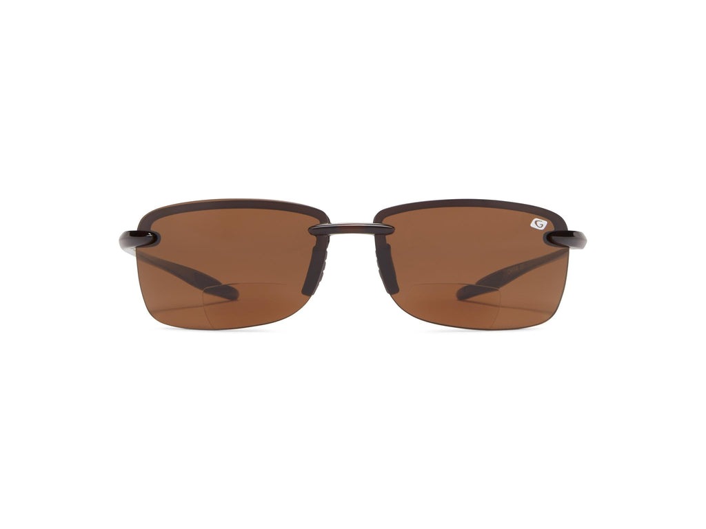 Del Mar Bifocal - Crystal Rootbeer/Copper Lens / 1.5 - Polarized Sunglasses