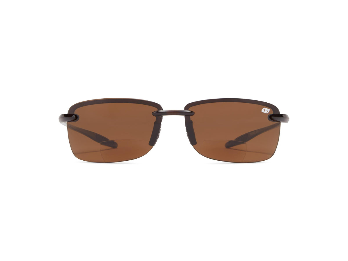 Del Mar Bifocal - Crystal Rootbeer/Copper Lens / 1.5 - Polarized Sunglasses
