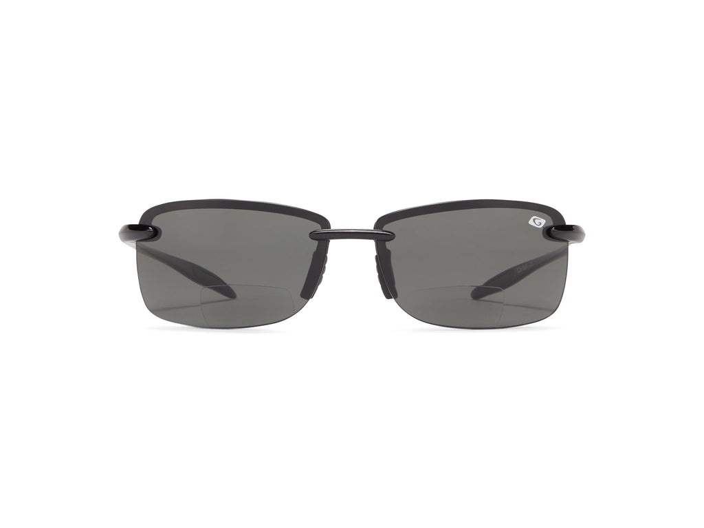 Del Mar Bifocal - Shiny Black/Gray Lens / 1.5 - Polarized Sunglasses