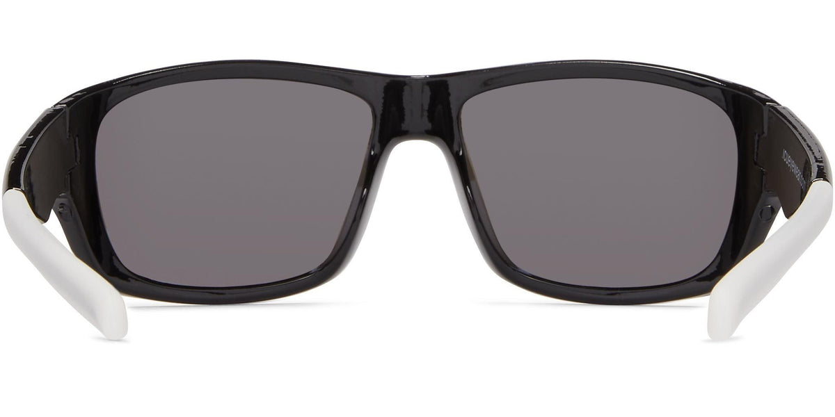 Eco Kids Sun - Arnold - Shiny Black/Gray Lens/Blue Mirror - Sunglasses