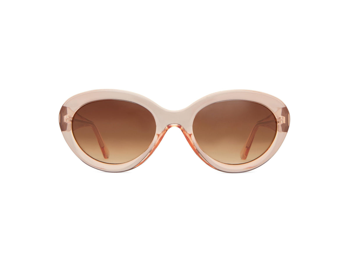 Ellie - Crystal Pink/Brown Lens - Sunglasses