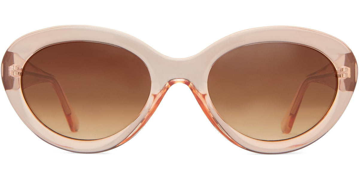 Ellie - Crystal Pink/Brown Lens - Sunglasses