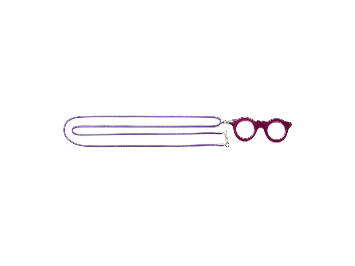 Eyeglass Charm Pendant - Purple - Accessory