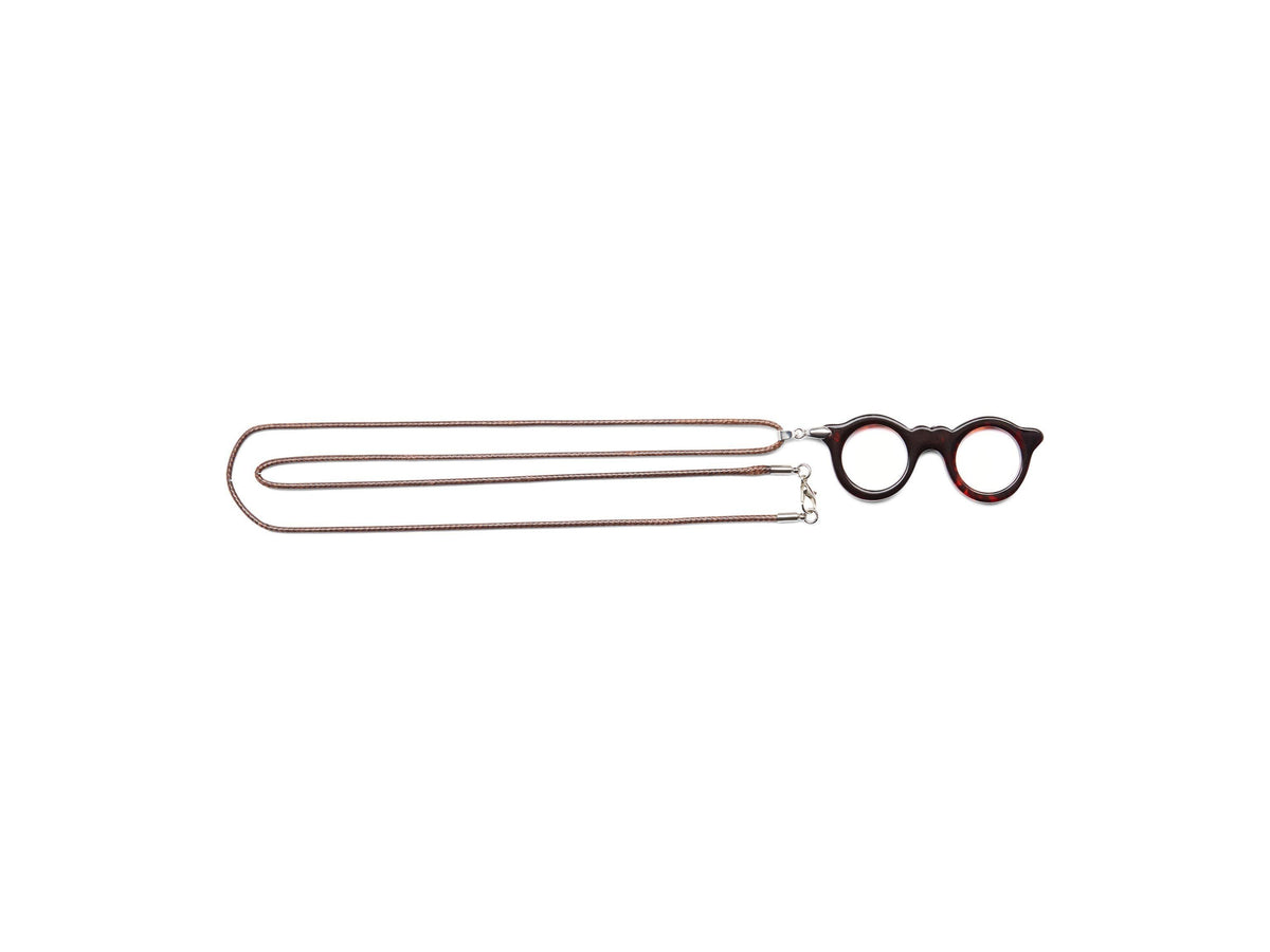 Eyeglass Charm Pendant - Tortoise - Accessory