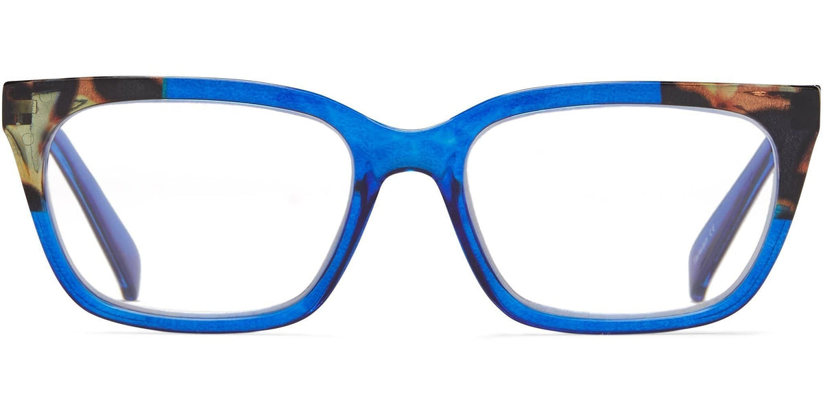 Glasgow - Blue with Tortoise / 1.25 - Reading Glasses