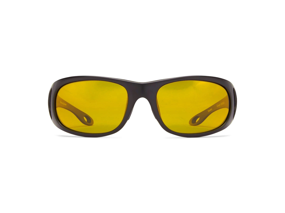 Grander - Matte Black/Amber Lens - Polarized Sunglasses