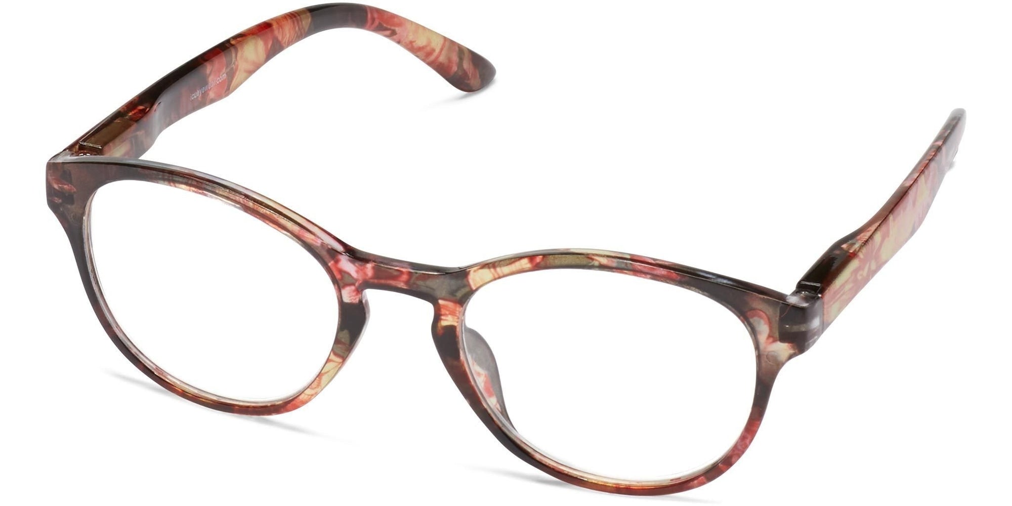 Halifax - Brown and Pink / 1.25 - Reading Glasses