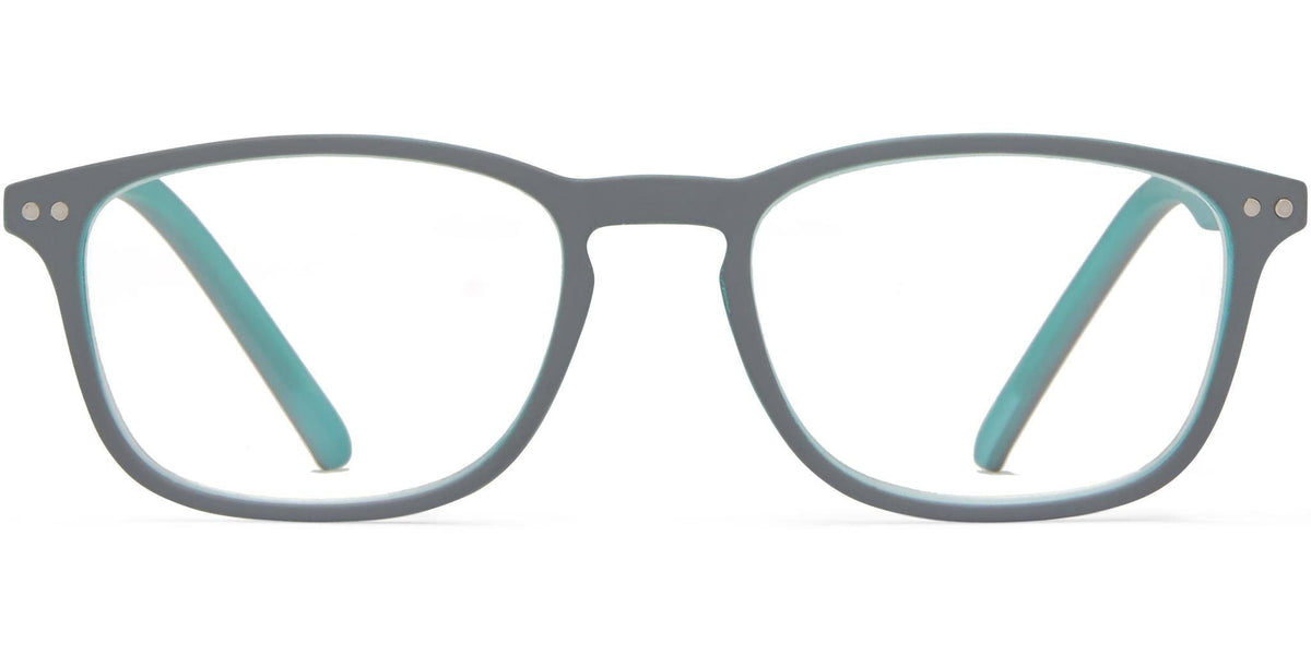 Hamilton - Gray and Turquoise / 1.25 - Reading Glasses