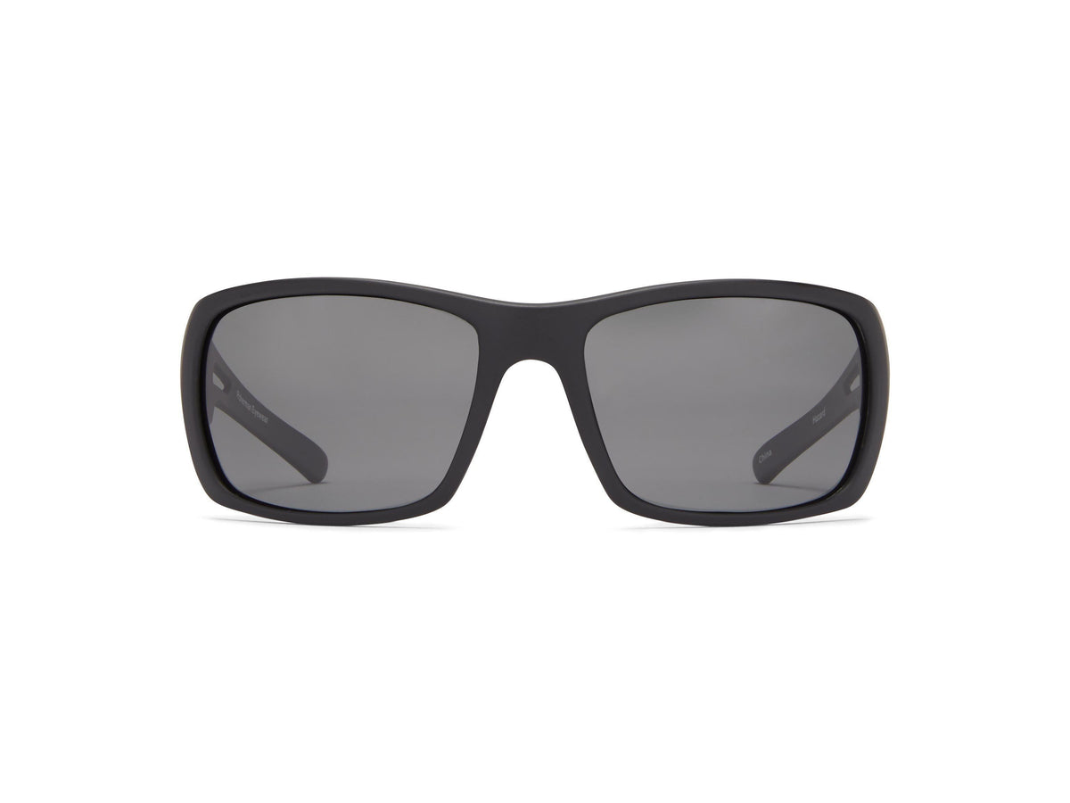 Hazzard - Matte Black/Gray Lens - Polarized Sunglasses