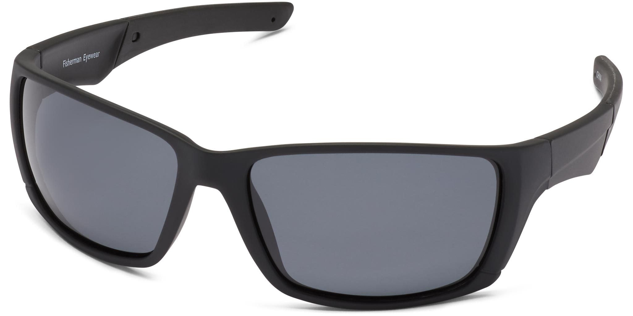 Men's Fisherman Eyewear Hook Polarized Sunglasses Black/Blue