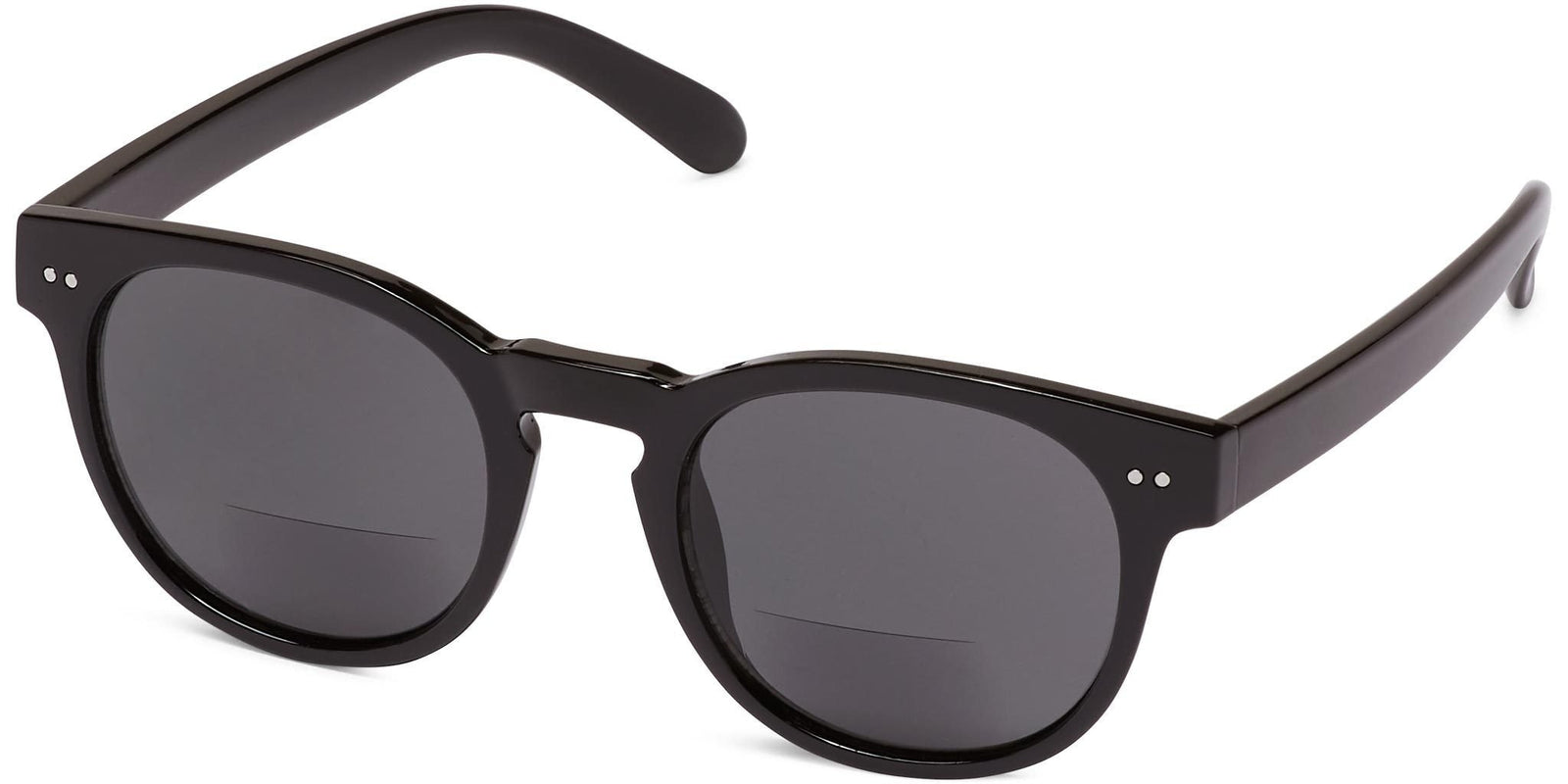 Inverness Bifocal - Black/Gray Lens / 1.25 - Reading Sunglasses