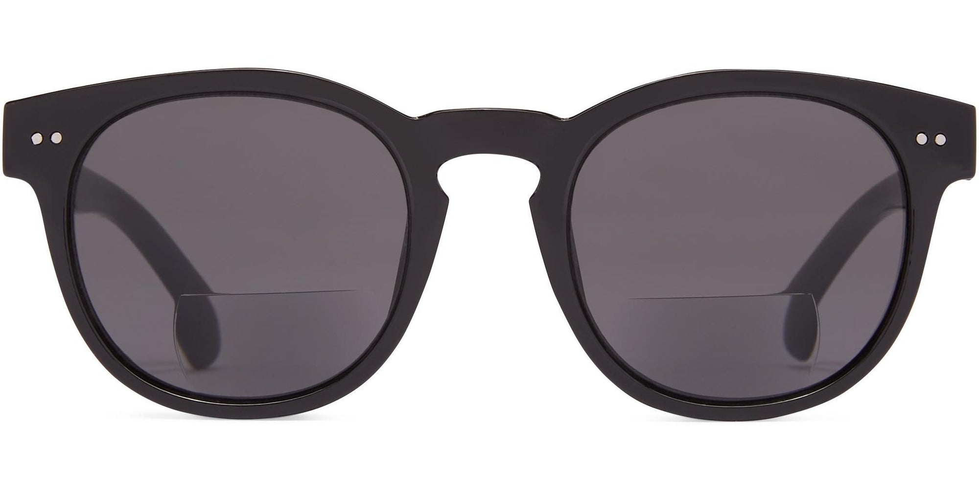 Inverness Bifocal - Black/Gray Lens / 1.25 - Reading Sunglasses