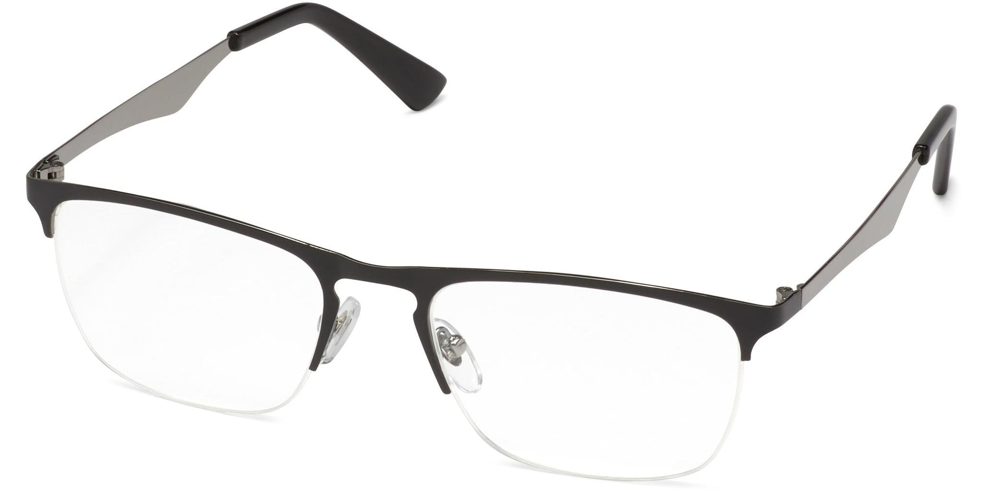 James - Gunmetal/Black / 1.25 - Reading Glasses