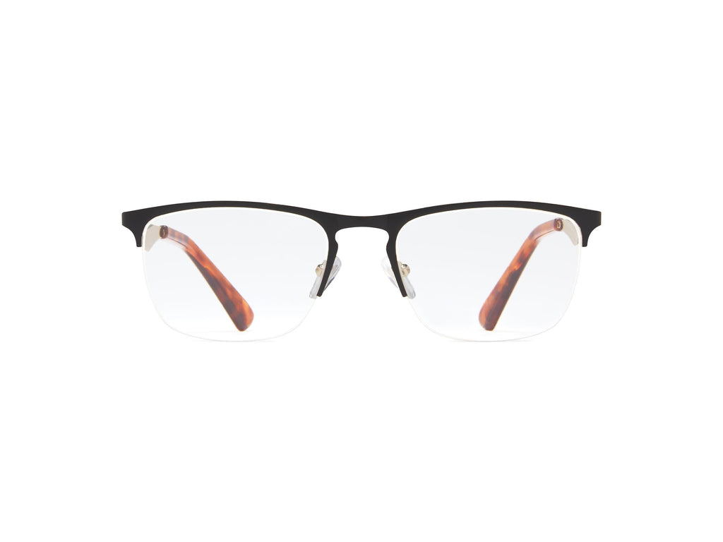 James - Gold Metal/Black/Tortoise / 1.25 - Reading Glasses