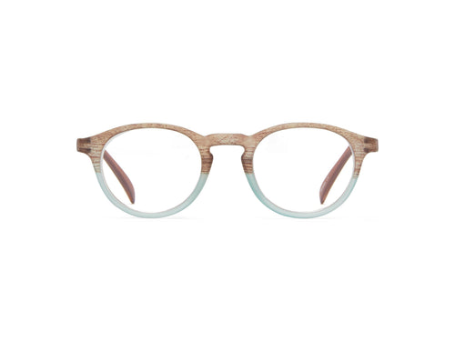 Laredo - Wood/Aqua/Bittersweet / 1.25 - Reading Glasses