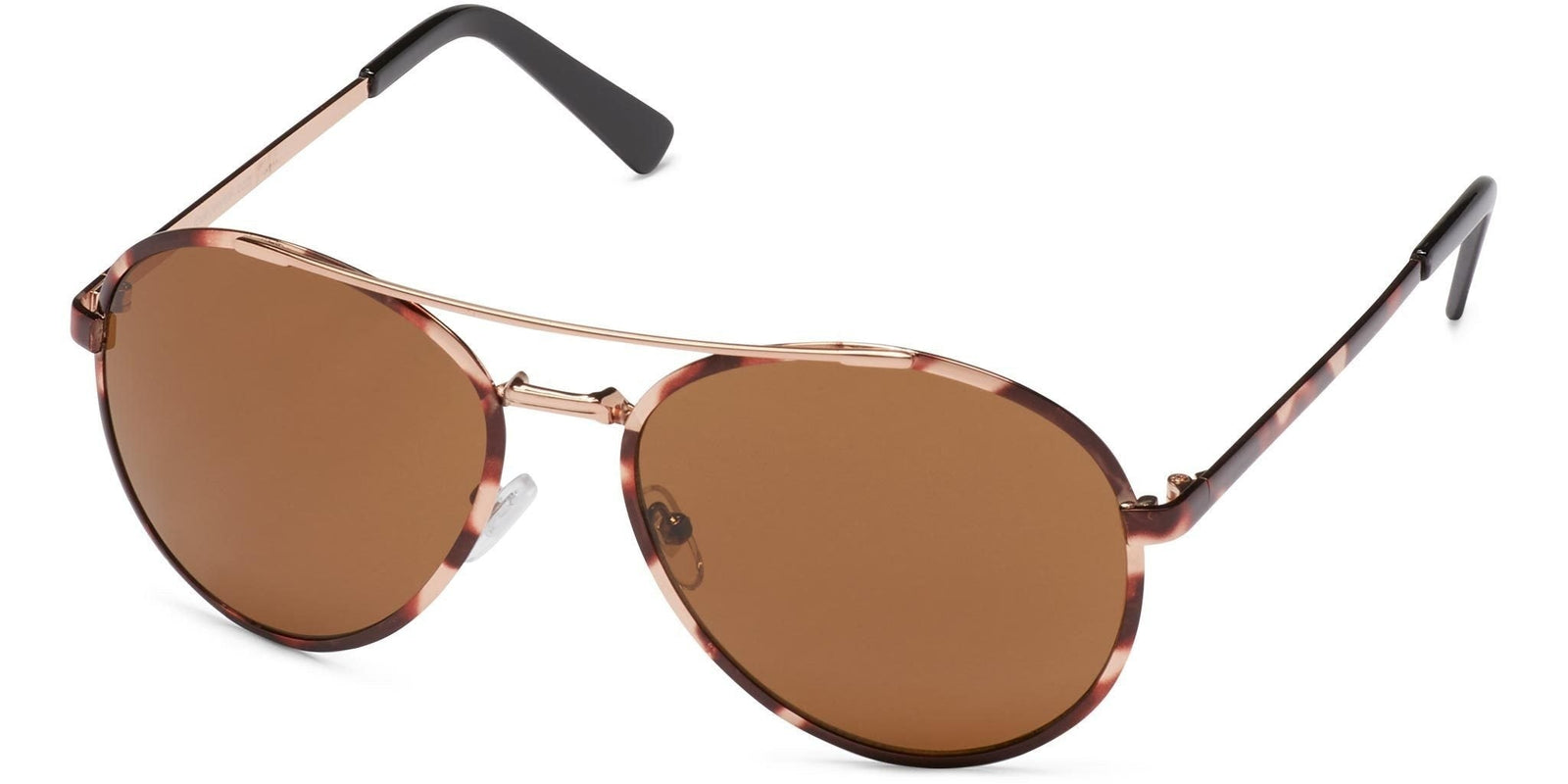 Marbella - Tortoise/Gold Metal/Brown Lens - Sunglasses
