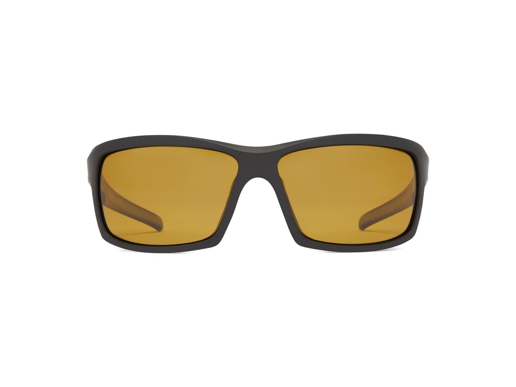 Marsh - Matte Black/Amber Lens - Polarized Sunglasses