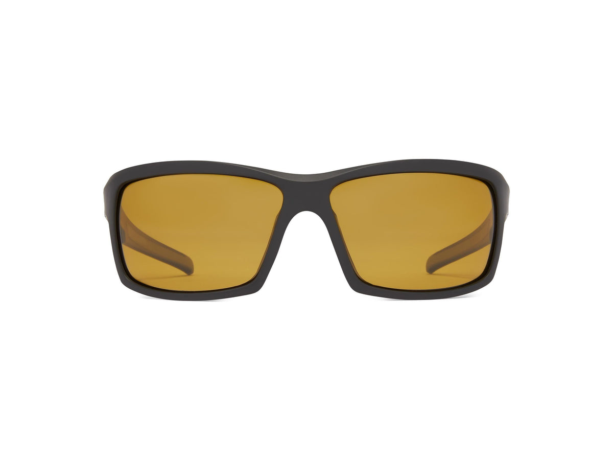 Marsh - Matte Black/Amber Lens - Polarized Sunglasses