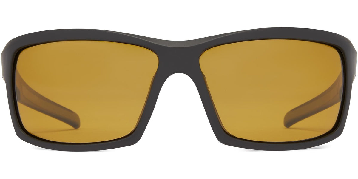 Marsh - Matte Black/Amber Lens - Polarized Sunglasses