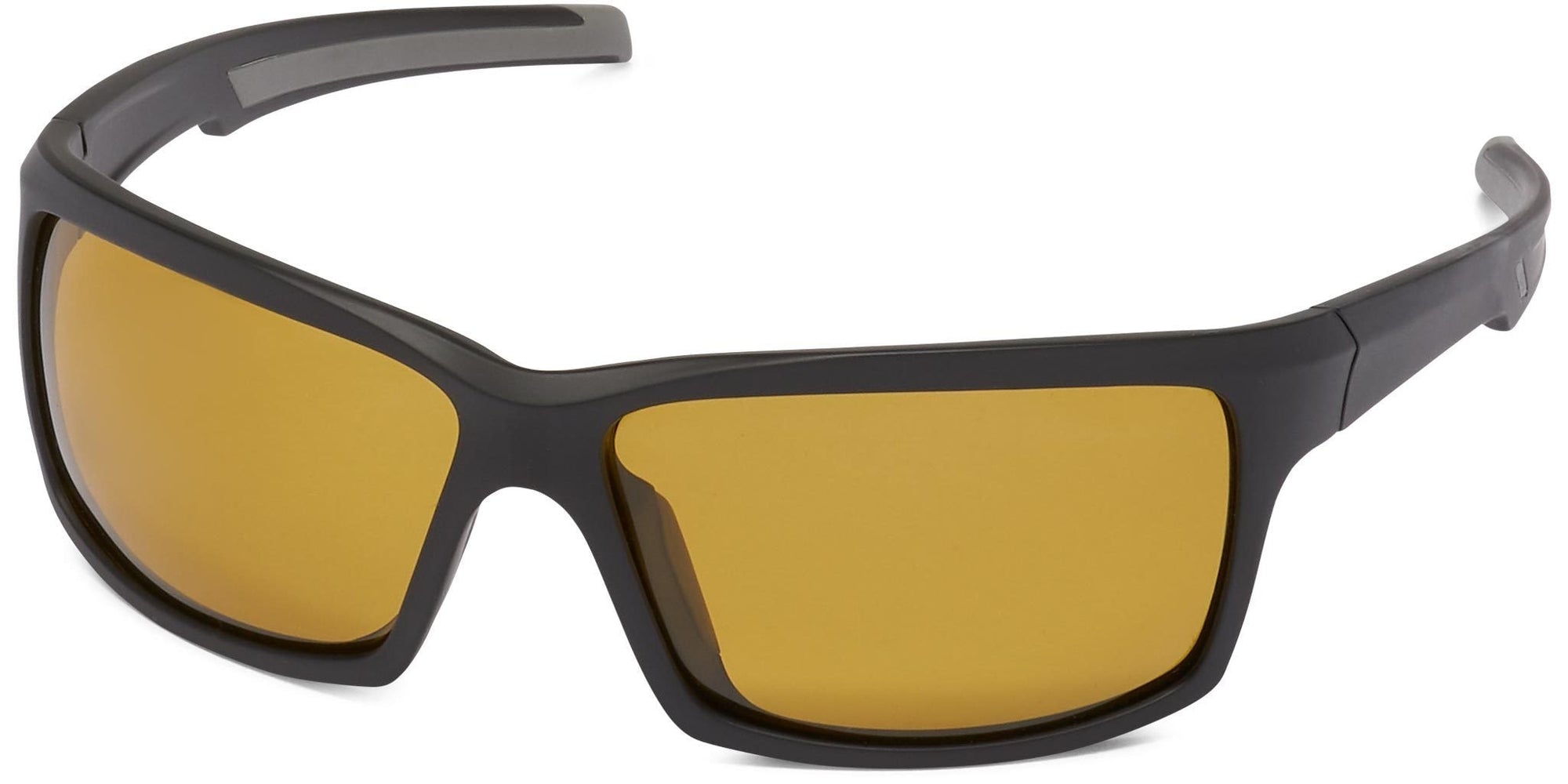 Marsh - Matte Black/Amber Lens - Polarized Sunglasses