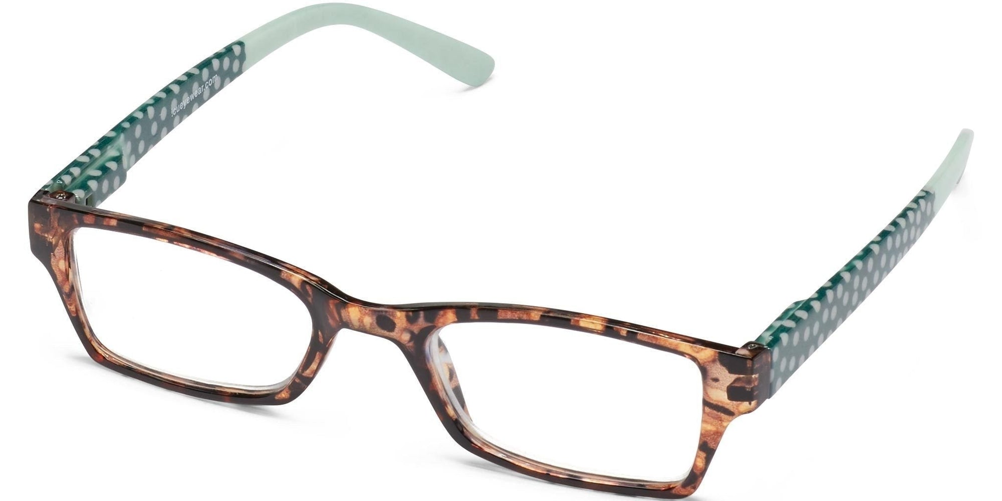 Milan - Tortoise/Green / 1.25 - Reading Glasses