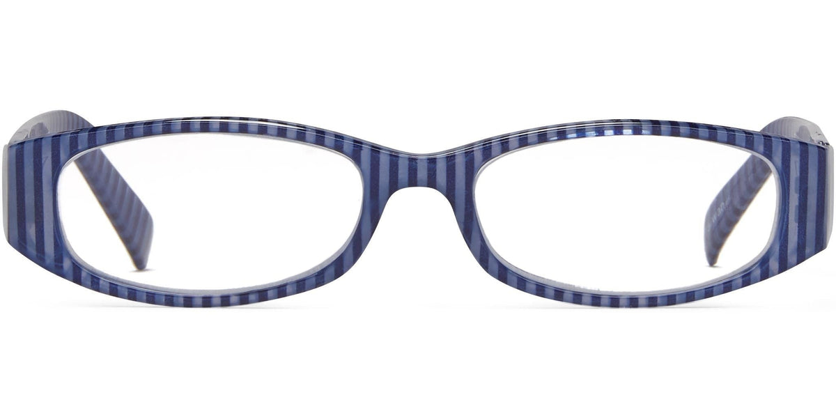 Monterey - Blue Stripes / 1.25 - Reading Glasses
