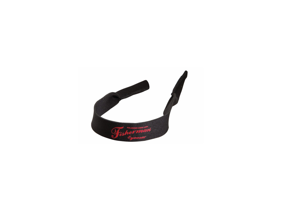 Neoprene Retaining Leash - Fisherman Eyewear - Black w Red Logo - Accessory